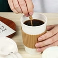 thumbnail image 3 of D5 Biodegradable Coffee Water Cup with Lids Wheat Straw Cup Reusable Portable Cup Dishwasher Safe Coffee Mug Espresso Travel Cup (Grey), 3 of 7