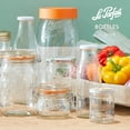 thumbnail image 5 of Le Parfait Milk Bottles - 1L French Glass Preserving Bottles w/ 48mm Printed Logo Metal Twist Cap, 32oz/Quart (Pack of 6), 5 of 6