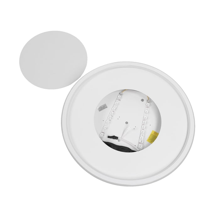 20Inch Flush Mount LED Ceiling Light Fixture, Dimmable 3 Color Ceiling Lamp with Remote Control, Modern Round Lighting Fixture, Dimmable Lighting for Hallway Bathroom Kitchen