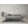 thumbnail image 3 of Ahgly Company Indoor Rectangle Abstract Gray Modern Area Rugs, 5' x 8', 3 of 4