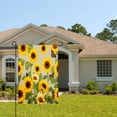 thumbnail image 2 of Amhnf Sunflower And Butterfly Garden Flag For Home Outdoor Garden Yard Decor 12x18 inch, 2 of 5