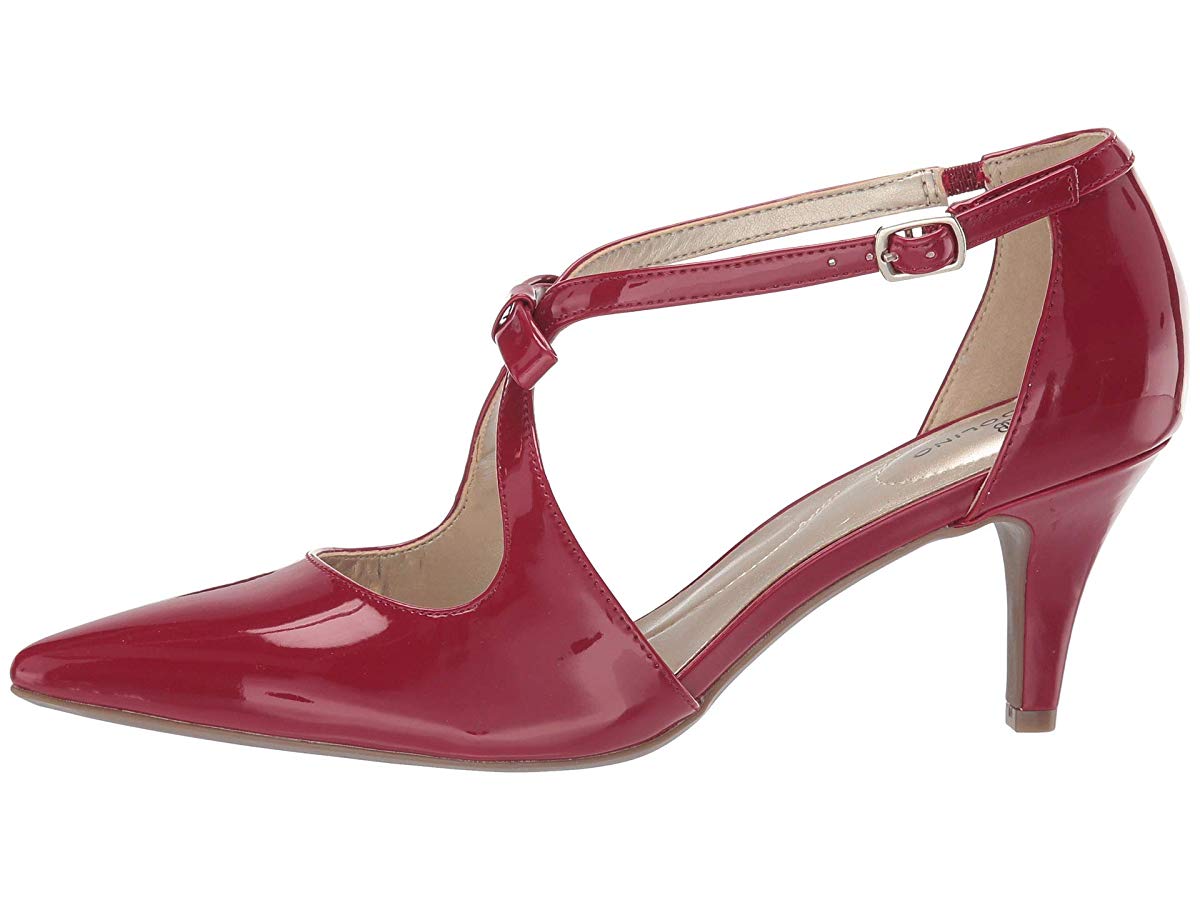Bandolino Zeffer Pump Rossy Red Patent - Walmart.com