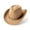 Khaki, variant on Baby Sweetie Men Women's Western Cowboy Hat Vintage Trilby Panama Hat Classic Outdoor Fedora Hats with Belt