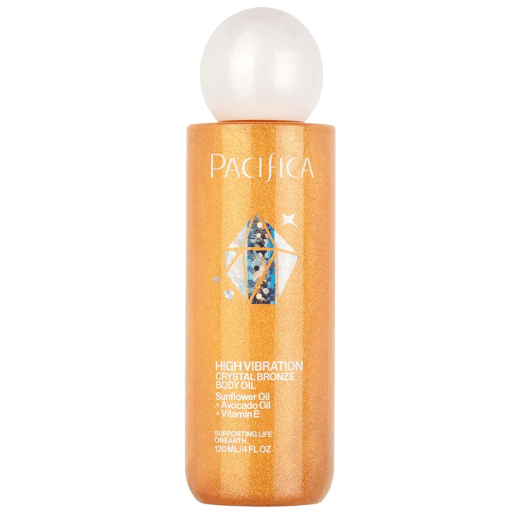 Pacifica - Crystal Bronze Shimmering Body Oil - 4 fl oz/120ml