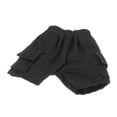 thumbnail image 3 of Pantalones cortos para hombre a escala 1/6, accesorios, ropa en miniatura, ropa hecha a mano para muñecas de acción de 12" Negro, 3 of 9