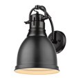 thumbnail image 1 of Beaumont Lane 1 Light Wall Sconce in Black with a Matte Black Shade, 1 of 3