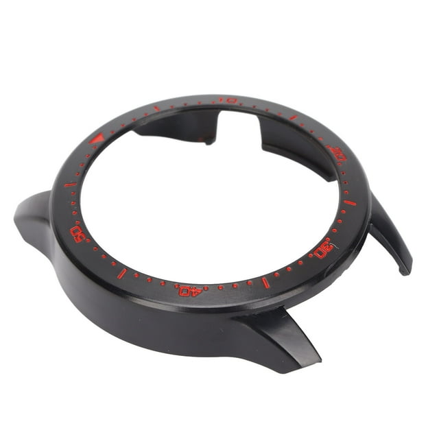 Boîtier de Cadre de Montre, Protecteur de Montre en Plastique Rigide Précis Anti-Collision Anti-Chute pour Realme Watch S Pro Smart Watch Noir Blanc, Noir Rouge, Noir Bleu, Noir Jaune