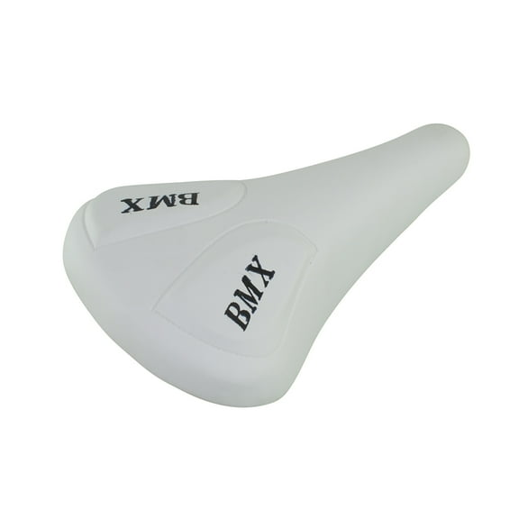 Vinyl BMX Saddle White