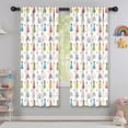thumbnail image 5 of Blackout Kids Curtains,Colorful Princess Castle Pattern Childrens Insulated Curtains Set Of 2,Bedroom Essentials,Toddler Room Decor 42"x63", 5 of 5