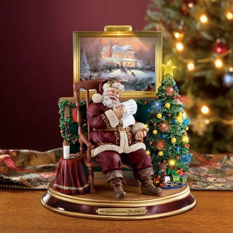 The Bradford Exchange Joy of Christmas Santa Claus Light Up the