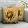 thumbnail image 3 of COMIO  Le Soleil La Luna Tarot Sun and Moon Mystic Decorative Throw Pillow Covers, Gifts for Tarot Lovers, Tarot Pillowcase 18 x 18 Inch Home Room Bed Sofa Decor Set of 2, 3 of 5