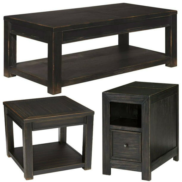 Signature Design by Ashley - Set of Gavelston Coffee Table ...