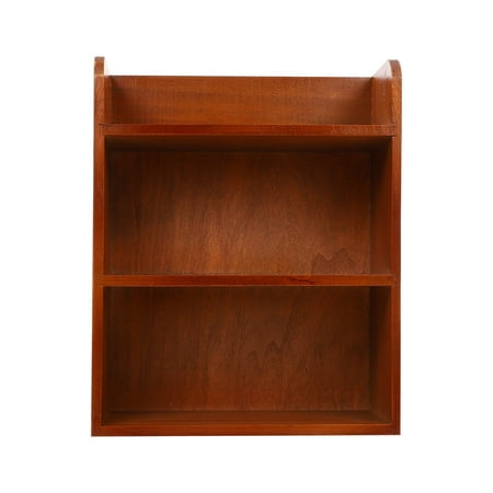 

NUOLUX 1PC Japanese-style Desktop Solid Wood Rack Multi-layer Mini Storage Holder