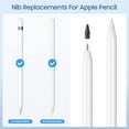 thumbnail image 2 of PINHEN 5 Pack Tips for Apple Pencil 1st/2nd Generation/USB-C, No Wear Out Precise Control Apple Pencil Replacement Tips Nibs iPencil Tips for iPad Pro/Air/Mini Pencil, Multi Color, 2 of 7