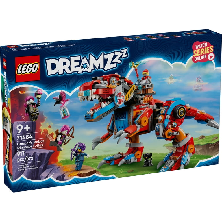 LEGO DREAMZzz Cooper's Robot Dinosaur C-Rex Toy, Transforms from a