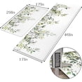 thumbnail image 7 of Anti Fatigue Kitchen Mats for Floor Set of 2 Green White Eucalyptus Plant Non Slip Cushioned Kitchen Rugs Waterproof Memory Foam Kitchen Floor Mat Comfort Standing Mat for Office Desk Laundry Bar, 7 of 7