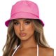 thumbnail image 1 of Bucket Hat for Women Men, Reversible Cotton Summer Sun Beach Cap Solid Color Style, 1 of 5