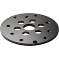 thumbnail image 5 of Guide Bushing Router Plate, Metal Construction, 1-1/4 Inch Center Opening, Black, 1 Set in OPP Bag, 5 of 6