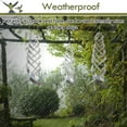 thumbnail image 6 of 12 Pack Bird Scare Repellent Spiral Reflectors Hanging Device 15.8", IC ICLOVER Reflective Deterrent Garden Decorative Easy Installation & Birds Away Silver, 6 of 8