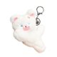 thumbnail image 4 of Llavero de gato, premios, conmemoraciones, lindo accesorio para bolso, decoración, llavero de muñeca Blanco, 4 of 8