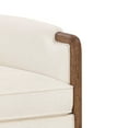 thumbnail image 6 of My Texas House Campbell Wood Accent Chair, Cream Fabric, 6 of 13