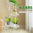 thumbnail image 6 of 4-Tier/5-Tier Plant Stand Plant Shelf ,Multiple Flowers Pot Holder Display Shelf Home Garden Ornaments Indoor Outdoor Patio Corner Balcony Home Decor, 6 of 9