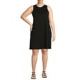 thumbnail image 2 of Terra & Sky Women's Plus Size Swing Tank Dress, 2 of 5
