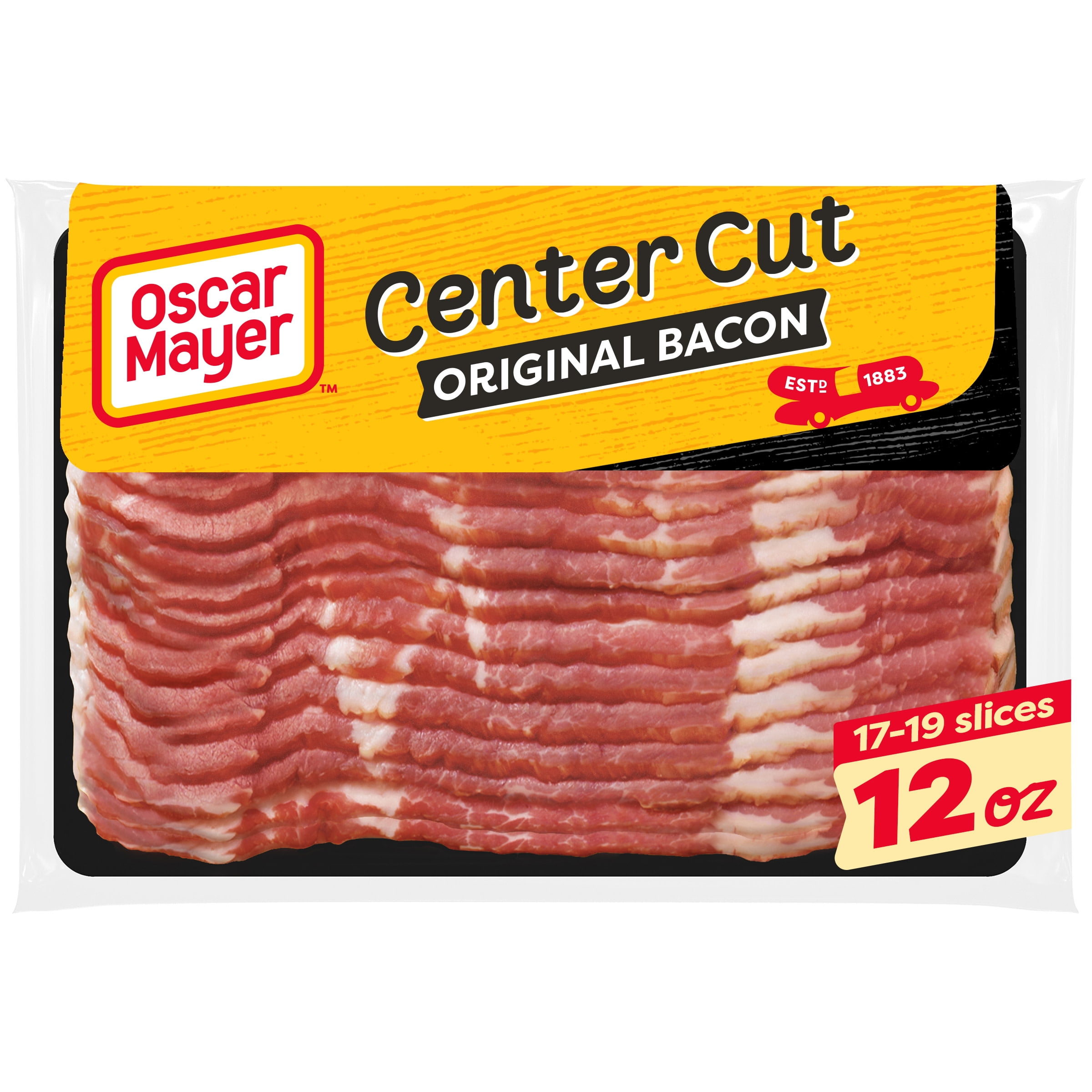 Oscar Mayer Center Cut Original Bacon, 12 oz Pack
