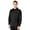 Black, variant on BlueGeneration Men's Superblend Poplin L/S Untucked Shirt - Red Small Solid