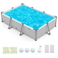 thumbnail image 1 of Costway 978 Gal Outdoor Family Swimming Pool with Metal Frame Multi-layer PVC Fabric, 1 of 10