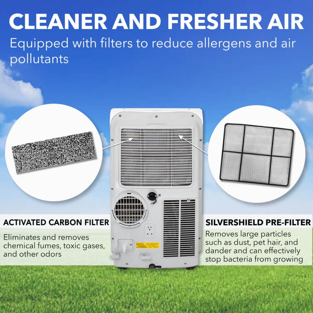 Whynter ARC-148MHP 14000 BTU Portable Air Conditioner and Heater, 500 sq ft
