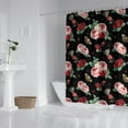 thumbnail image 3 of Waterproof Pioneer Shower Curtain 84x72 Inch Polyester Unique Colorful Floral Shower Curtain for Bathroom Hotel Home Decor with 12 Plastic Hooks, 3 of 5