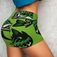 thumbnail image 4 of Sikiie cartoon largemouth bass fish Print Workout Shorts Women Scrunch Butt Gym Shorts Seamless High Waist Tummy Control Yoga Biker Athletic Shorts-X-Large, 4 of 8
