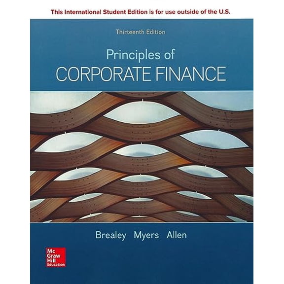 Pre-Owned Principles of Corporate Finance, 9781260013900, 1260013901, Paperback, 13 edition