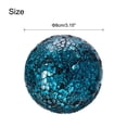 thumbnail image 2 of Uxcell 3Pcs Bolas de Vidrio Decorativas de 3.15 pulgadas, Esferas para Centro de Mesa, Bolas de Vidrio Mosaico para Decorar Cuencos, Azules, 2 of 5