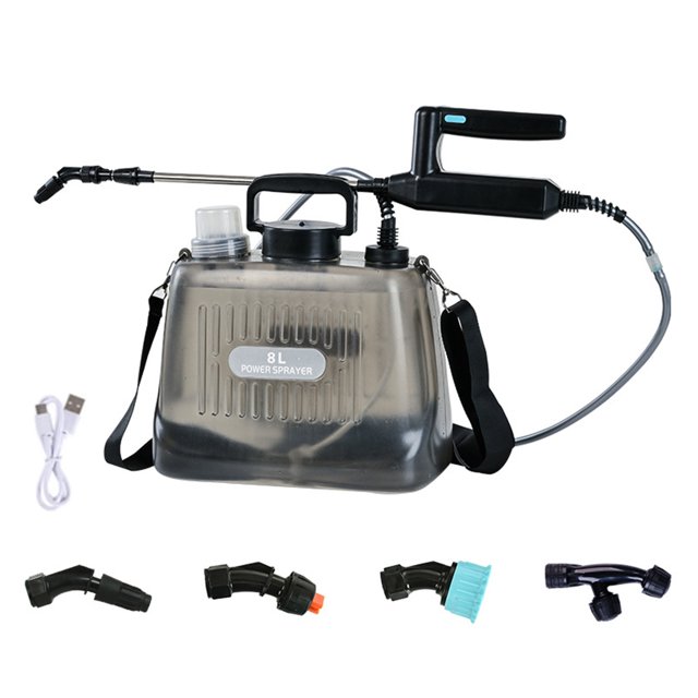 Rociador eléctrico Hugtrwg 5L/8L con 4 Boquillas para Niebla