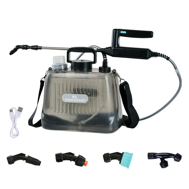 Rociador eléctrico Hugtrwg 5L/8L con 4 Boquillas para Niebla