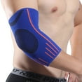 thumbnail image 4 of 1 Pce Support de Coude de Sport Basketball Tricoté Élastique Protecteur Bras, 4 of 9