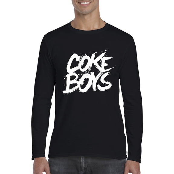 Artix - Mens Long Sleeve T-Shirts, up to Size 5XL - Coke Boys