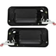 thumbnail image 3 of ECCPP Exterior Door Handles 2003-2009 for Hummer for H2 Outer Replacement Front Driver Left Passenger Right Door Handles 2pcs Black/Chrome 131609870457, 3 of 4