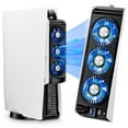 thumbnail image 1 of Cooling Fan for PS5 Accessories,with 3 Blue LED Light / 2 USB 3.0 Ports / 2 Fan Speed,Compatible with PlayStation 5 Console Digital/CD Version, High Efficiency PS5 Cooler Station, 1 of 6