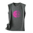 thumbnail image 5 of Leesechin Ladies Breast Cancer Shirts Butterfly Pink Ribbon Graphic Awareness Tee Tops, 5 of 5