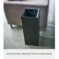 thumbnail image 6 of Yamazaki Home Trash Can, Black, Steel, 7.25 gallons, 27 liters, Handles, Lid, No Assembly, 6 of 7