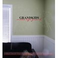 thumbnail image 3 of Grandkids Make Life Grand Wall Letters Vinyl Decal Stickers Wall Art, 23x4.5-inch, Black/Red, 3 of 4