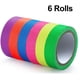 thumbnail image 4 of 6 rollos de cinta de tela fluorescente, cintas luminosas de neón, cinta autoadhesiva UV Blacklight Reactive Spike Tape que brilla en la oscuridad oso de fresa Hogar, 4 of 5