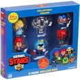 thumbnail image 2 of Brawl Stars Figures 8pk Rosa Chrome Frank Mr. P Leon Meg Set, 2 of 3