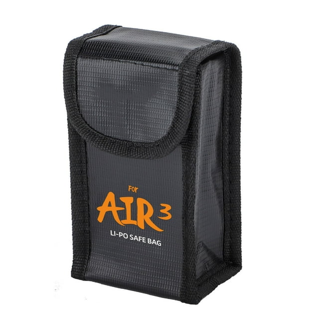 Hearth & Gear Battery Storage Bag For Air 3S/3 Fireproof Secure Charging Bag Compatible With Air 3S/3 RC . Emotion with Obstacle Avoidance Function Head Cameras with Audio Recording Indoor 4k 60fps