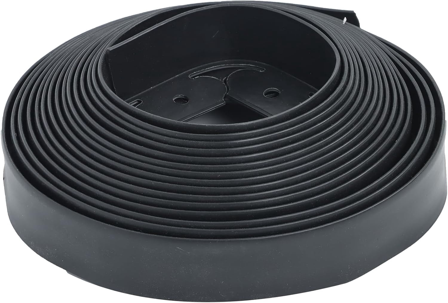 ALL-CARB 40FT No-Dig Landscape Edging, Plastic Landscape Edging Kit with 50 Spikes, Plastic Garden Border for Flower Beds, Tree Rings, Rock Beds, Sidewalks