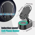 thumbnail image 2 of 2025 New Wireless Induction Audio Bluetooth Speaker, 5 in1 Phone Holder Bluetooth Audio Power Bank Bracket with Anti-Slip Base, 300°Rotating Folding Lifting Charging Treasure Holder (Black), 2 of 7
