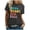Grey, variant on Womens T Shirts, Mama Short Sleeve Women Letter Print Round Neck Casual T Shirt Green S